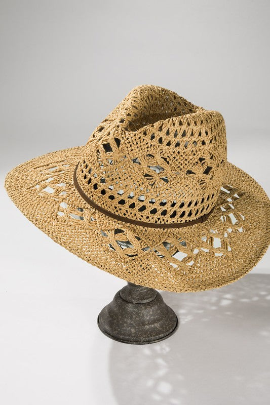 Handwoven Open-Weave Panama Hat