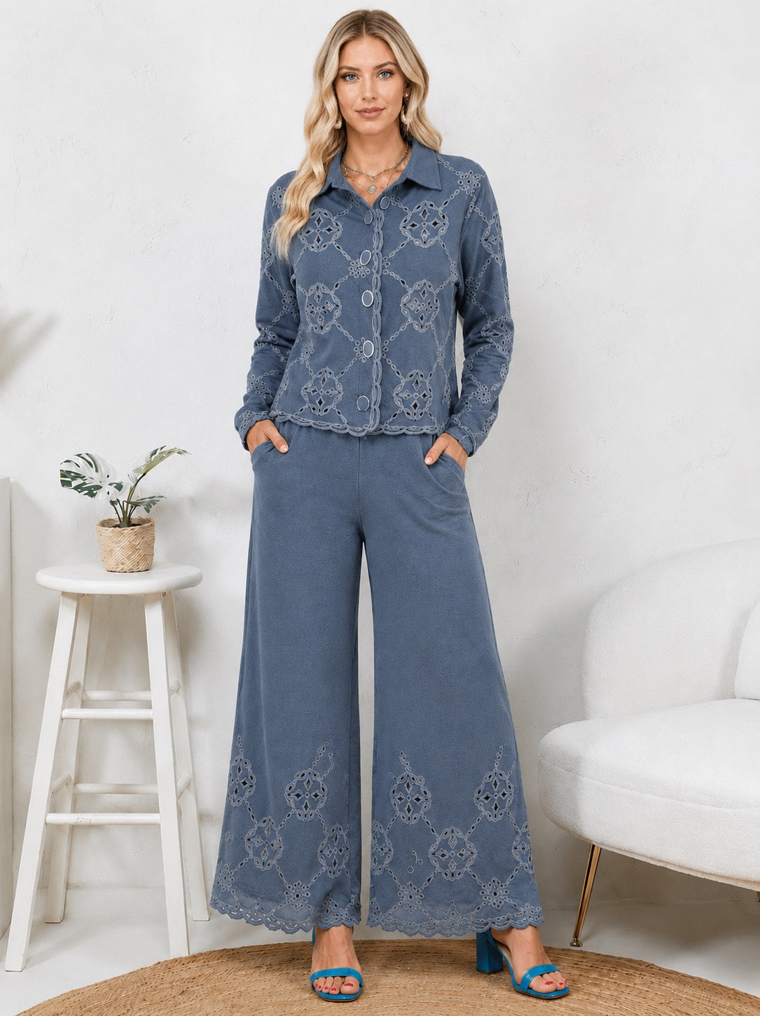 Set Mahon Azul