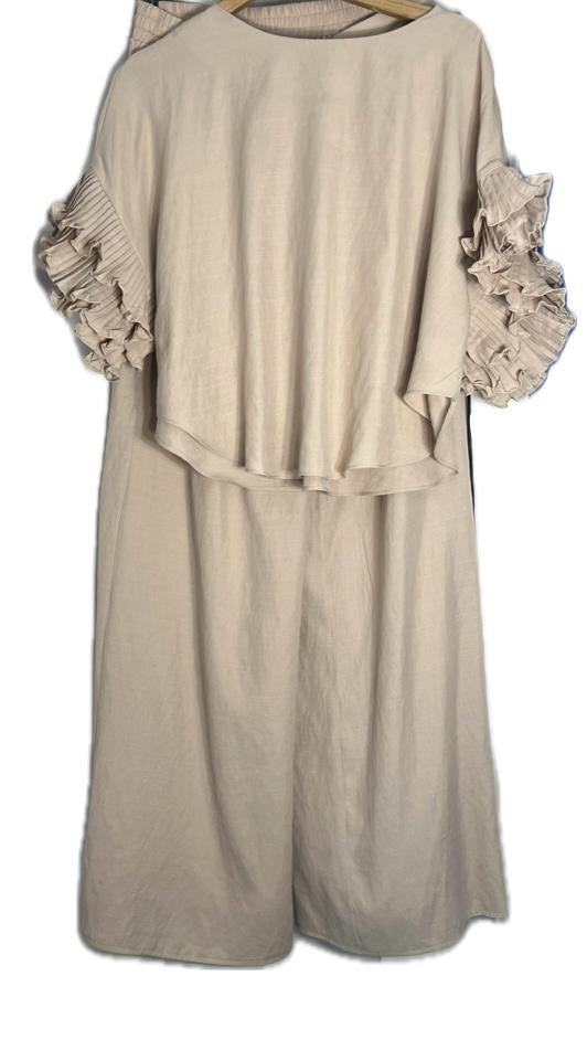 Linen Blouse & Pants Set