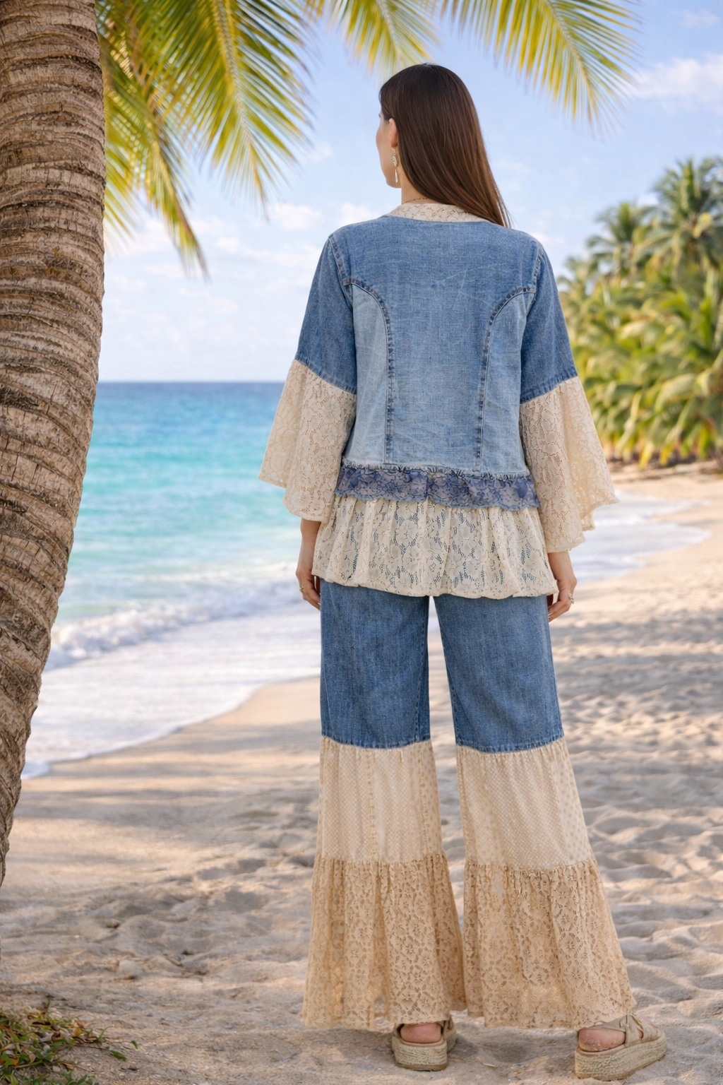 Set de mahón boho