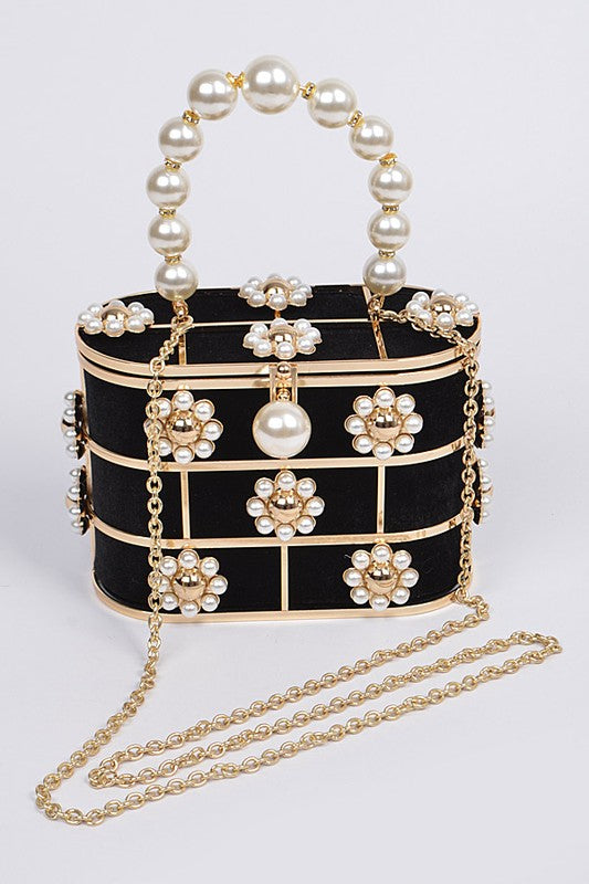 Flower Beads Attached With Bento Bag