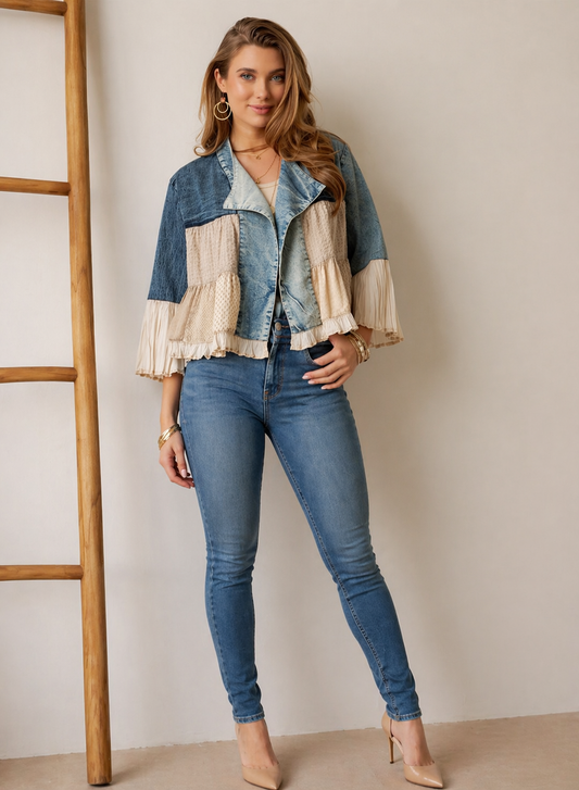 chaqueta en mahón (denim)