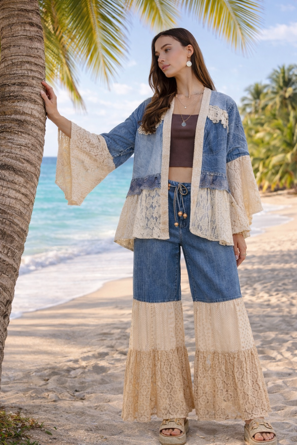 Set de mahón boho